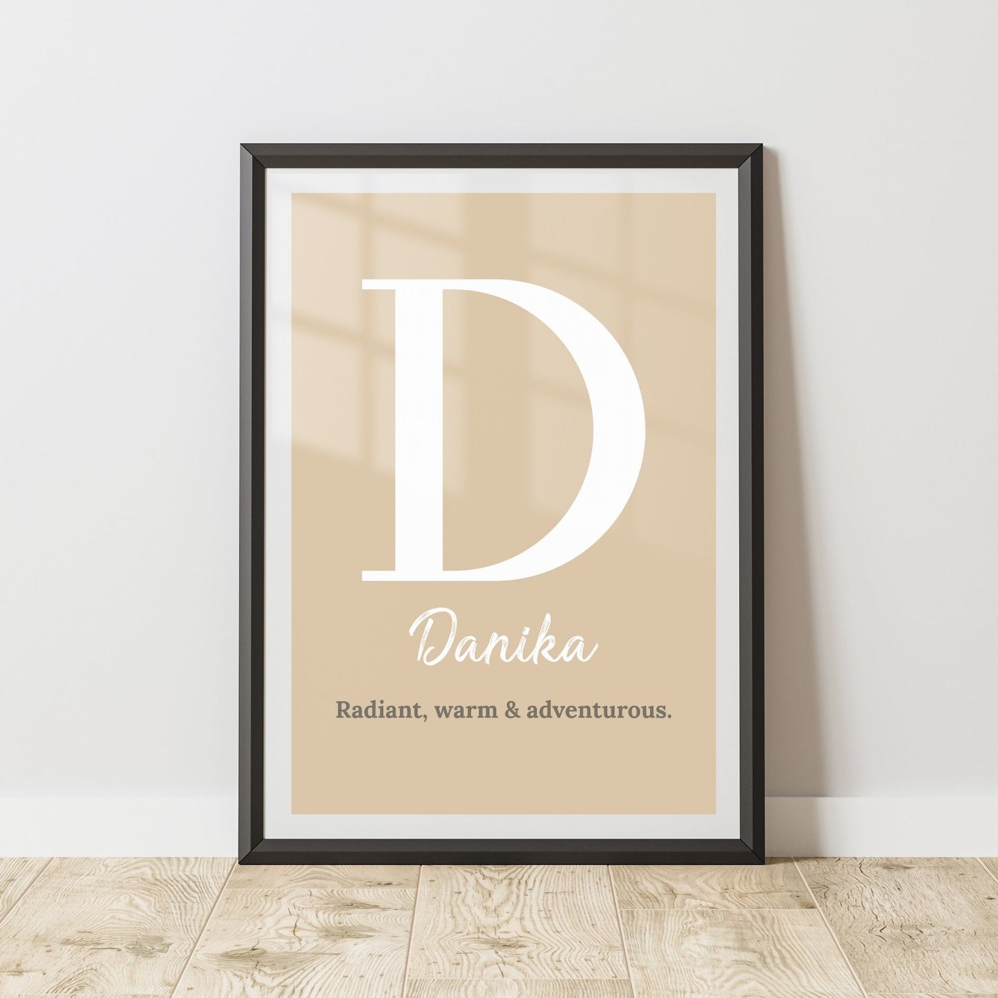Customised Name Print - Nursery Décor - Baby Room Personalised Wall Art