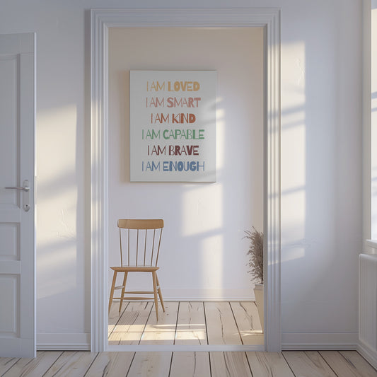 SassiBloom Nursery Kids Canvas Prints - Wall Art South Africa - Positive Affirmations