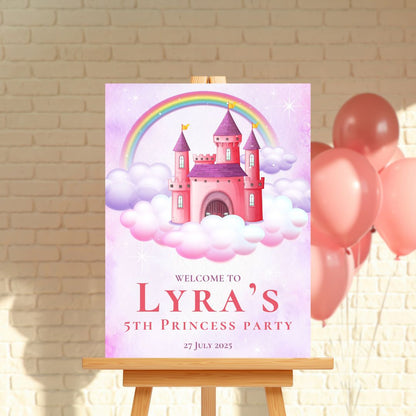 SassiBloom Customised Girl's Birthday Party Decor - Personalised Event Sign Board - South Africa