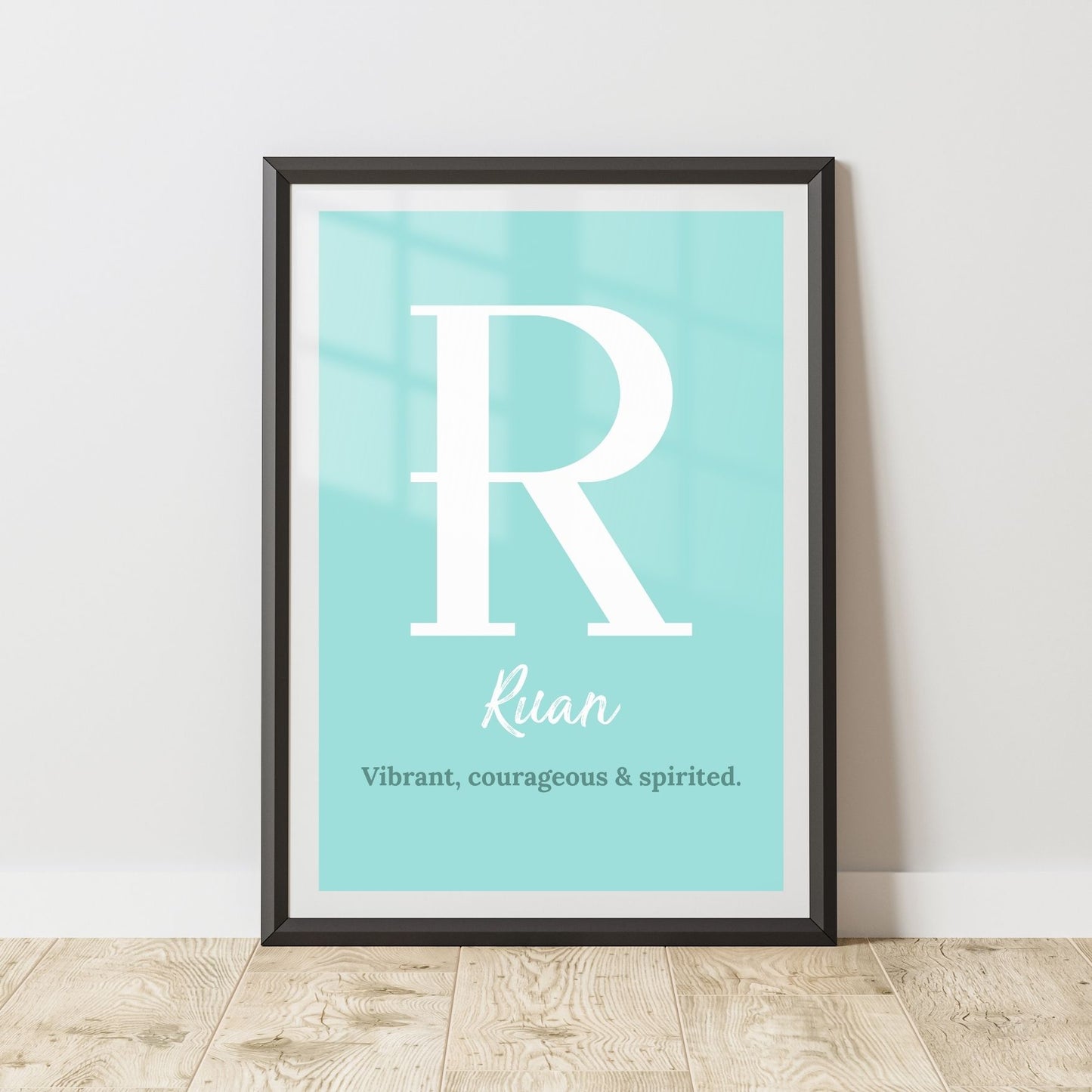 Customised Name Print - Nursery Décor - Boy's Room Personalised Wall Art