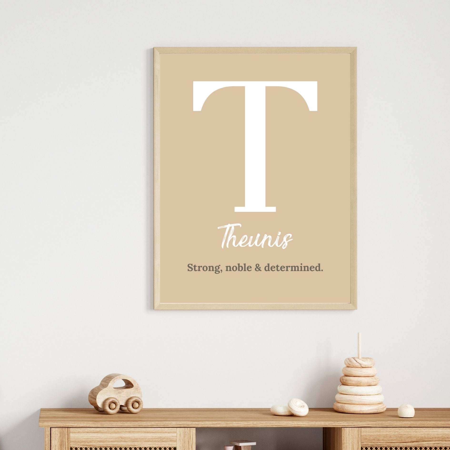 Customised Name Print - Nursery Décor - Baby Room Personalised Wall Art